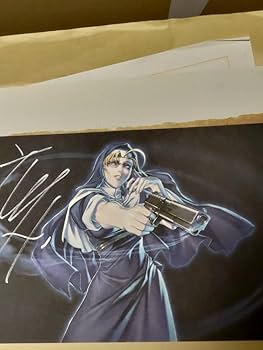 Amazon.co.jp: ブラックラグーン エダ 複製原画 広江礼威 作者サイン